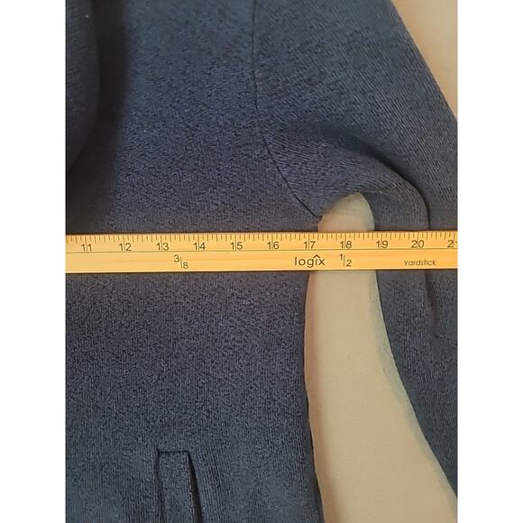 J. Crew Funnel Cowl Neck Wool Blend Sweater Sweatshirt Blue Women’s XS EUC - Picture 5 of 9